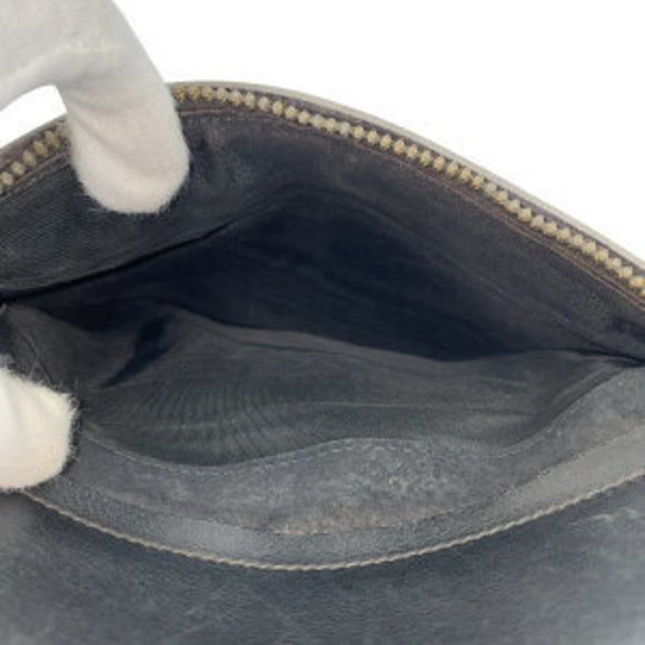 GUCCI Sherry Line Black Leather Shoulder Bag Pochette - Picture 1 of 9